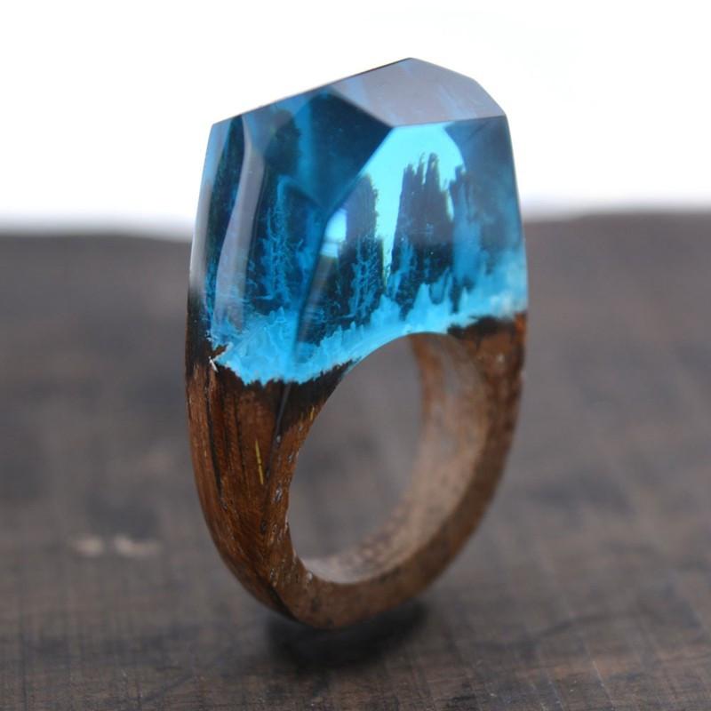 Siberia - Custom Wood Resin Rings