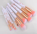 Fotina - Marble Pattern Professional Make-Up Brushes