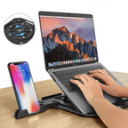 RestIt - Height Adjustable Laptop Stand with Fan