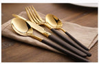Hemingway Black/Gold Silverware