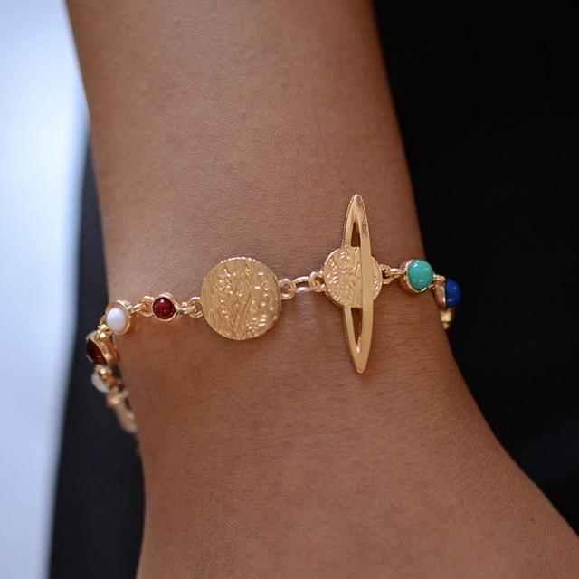 The Milky Way Galaxy Anklet