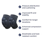 Absorbing Knee Pads – Breathable Compression Support – Anti-Slip Cushion Design – Sports & Injury Prevention