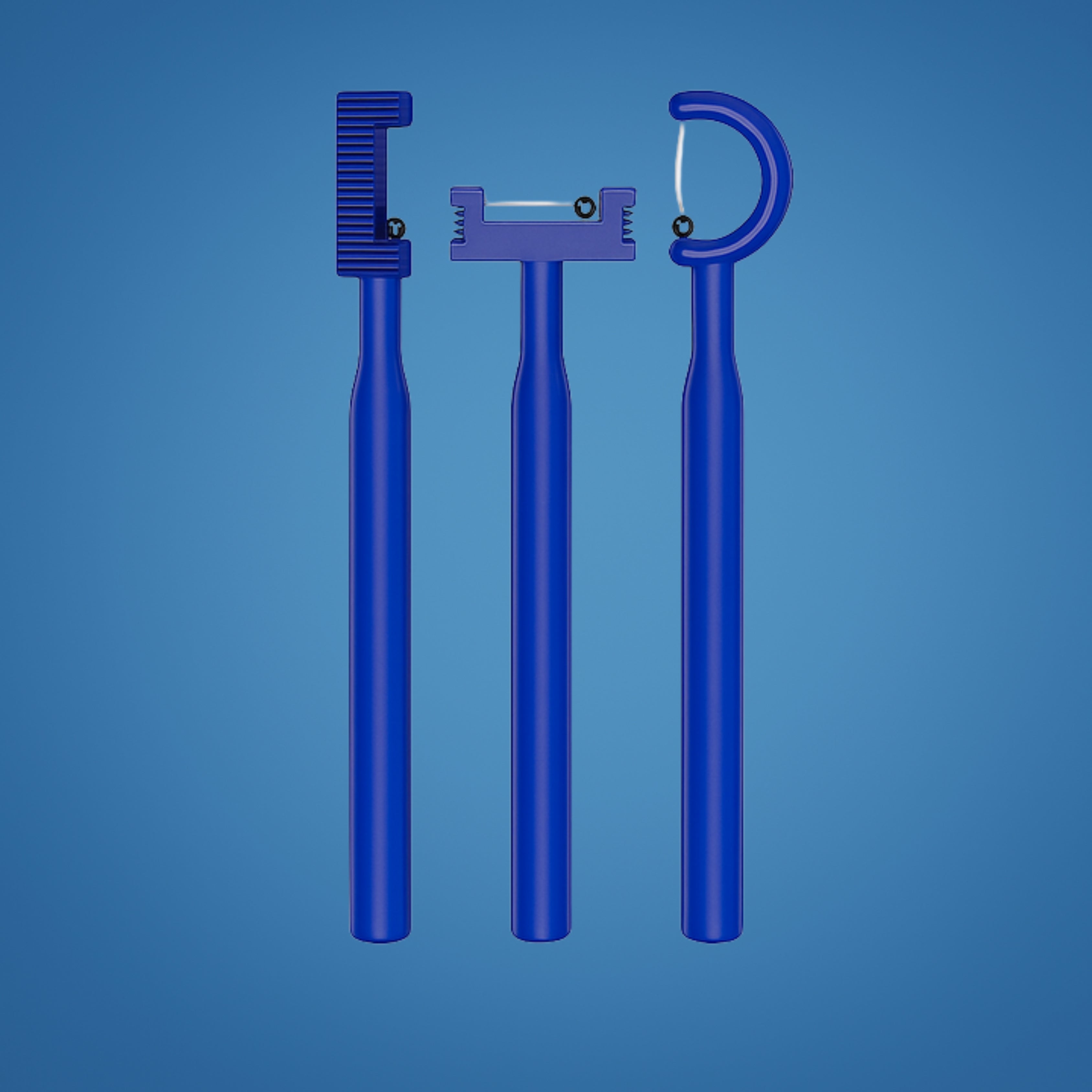 3-Piece Tongue Tip Exerciser – Non-Slip Handle – Improves Speech & Swallowing Control