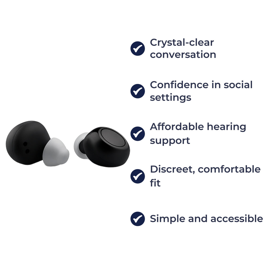 Noise Reduction & Clarity Boost – Rechargeable Lightweight Design – Everyday Conversations