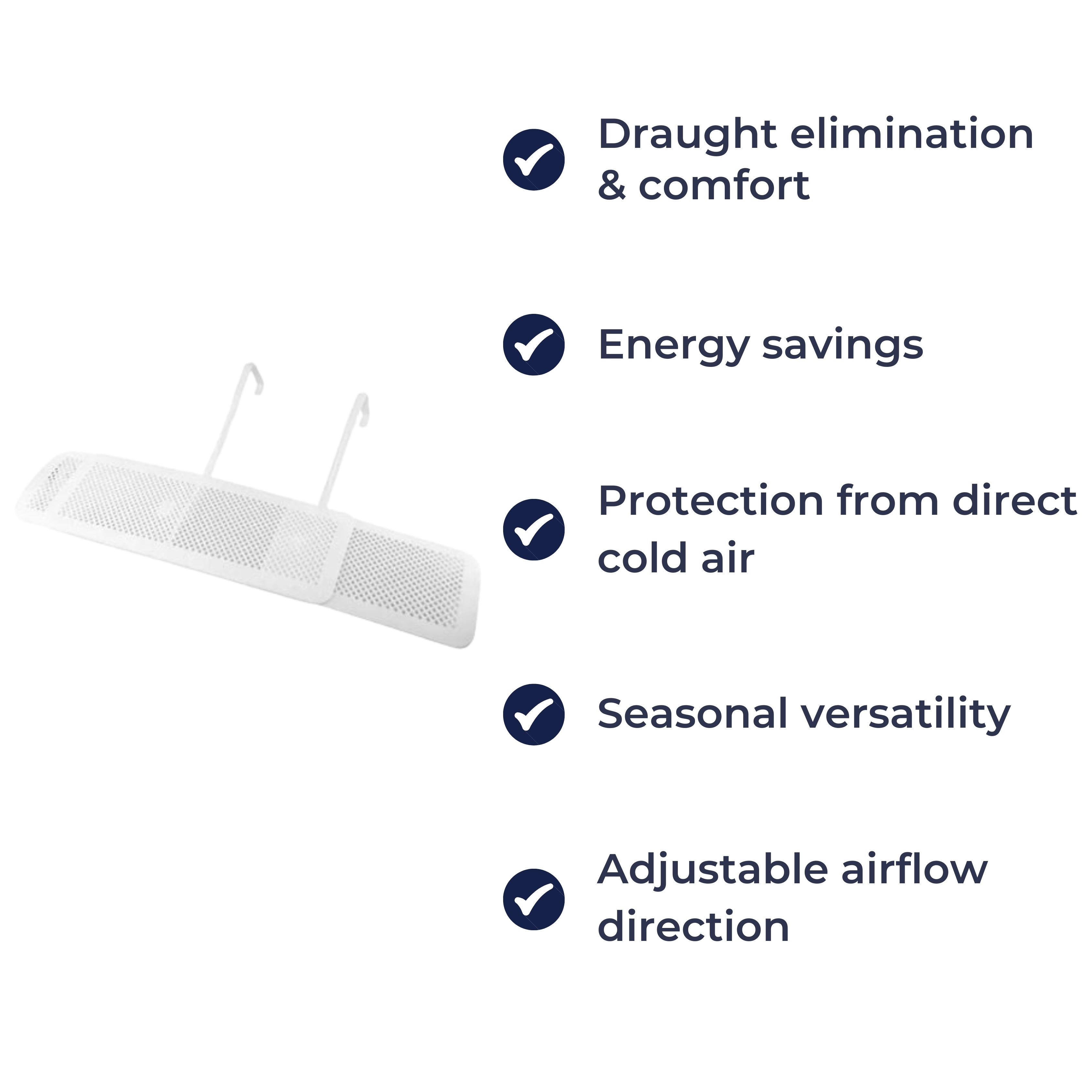 Prevents Cold Draughts – Adjustable Anti-Blowing Design – Children, Elderly & Family Health