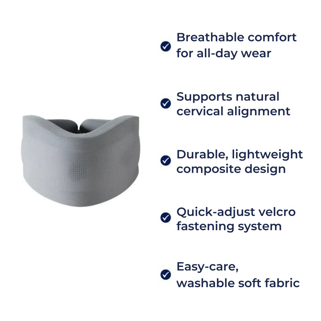 Pain Relief & Posture Support – Soft Foam Breathable Padding – Adults with Neck Pain Relief