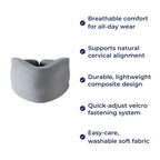 Pain Relief & Posture Support – Soft Foam Breathable Padding – Adults with Neck Pain Relief
