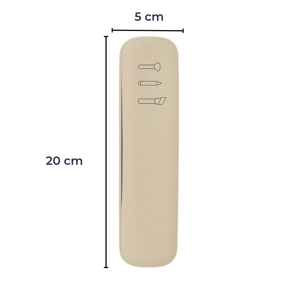 Organise & Protect Your Brushes – Dust- & Water-Resistant Silicone Case – Keep Clean & Tangle-Free