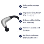 Extended Handle – Quiet Adjustable Levels – Pain Relief For Back and Full Body