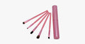 5-piece professional eyeshadow brush set, perfect for blending eyeshadow - soft bristles provide you with professional results!