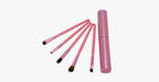 5-piece professional eyeshadow brush set, perfect for blending eyeshadow - soft bristles provide you with professional results!