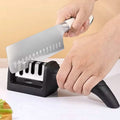 Professional Knife Sharpener 4 Stage Stone Tungsten Diamond Ceramic Tool