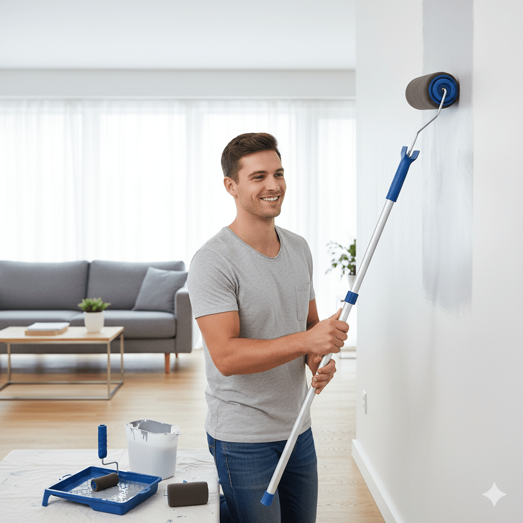 PROFIPRO – 8-in-1 Refillable Painting System for Quick & Mess-Free Wall Makeovers