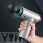 PulsePro Mini – Compact Fascia Gun with 6 Speed Levels & 4 Massage Heads
