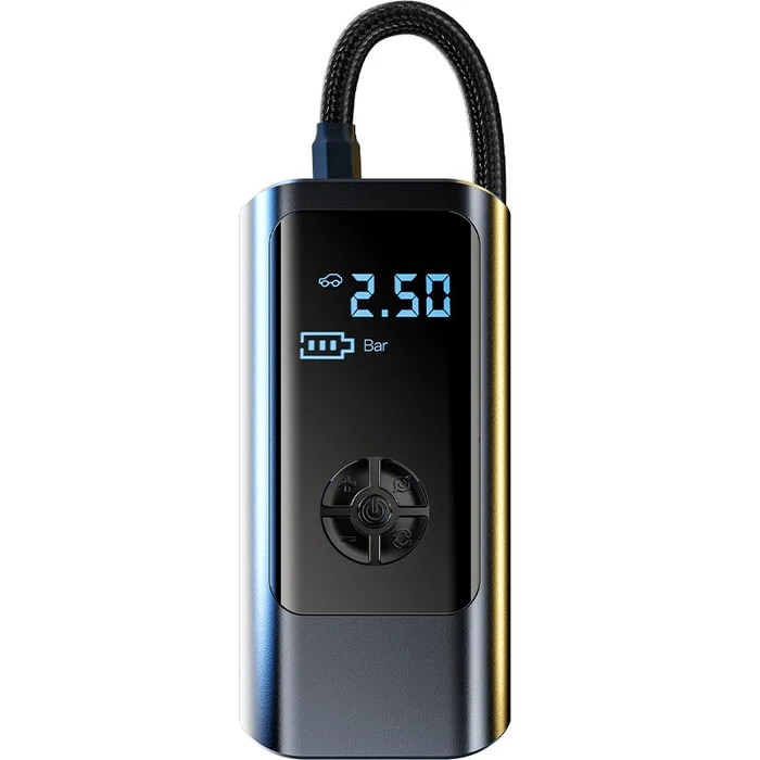 PowerPump Wireless Air Compressor – 150 PSI Tire Pump with Digital Display & LED