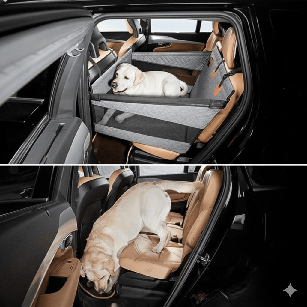 Waterproof Memory Foam Car Seat Mat for Dogs