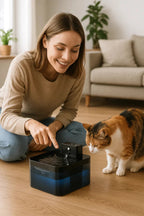 PUREFLOW Fountain – Smart Cat Water Fountain with Motion Sensor & Filtration