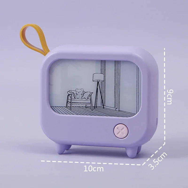 Mini TV Painting LED Night Light