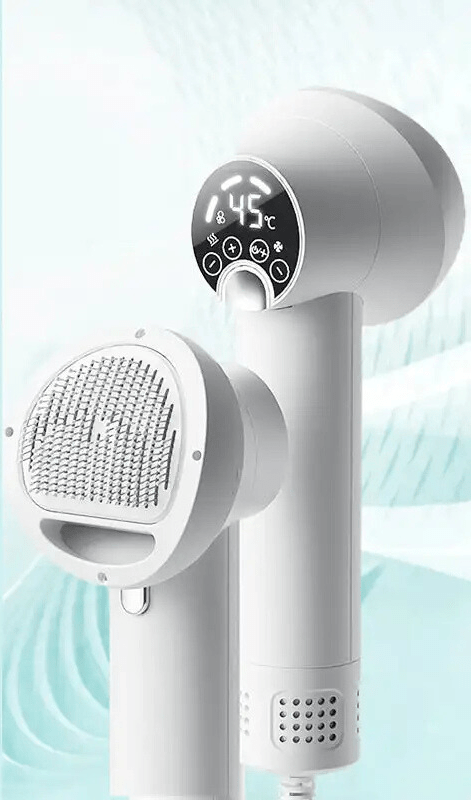 PURRFECTDry – Quiet 2-in-1 Pet Dryer and Brush for Stress-Free Grooming