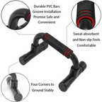 Pushmaster Ergonomic Push-Up Bars – Wrist-Friendly, Non-Slip Pushup Handles for Deeper Workouts – Portable & Durable for Home or Gym Training