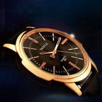 Watch Men Golden Wristwatch Quartz