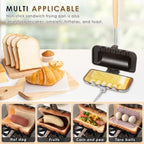 Quickgrill Sandwich Maker – Compact Non-Stick Sandwich Press for Fast, Crispy Meals in 3 Minutes