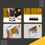 QuickSlot Pro Cutter – Precision Square & Rectangle Cutter for Multi-Tools