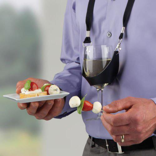 Quirky Wine Glass Lanyard