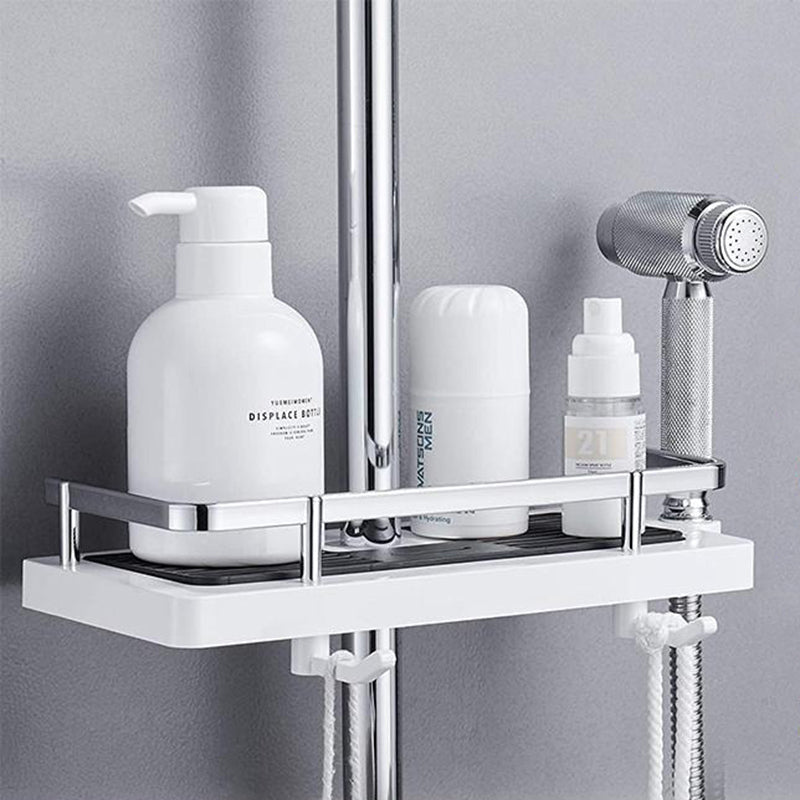 Bathroom Rod Shower Shelf Holder