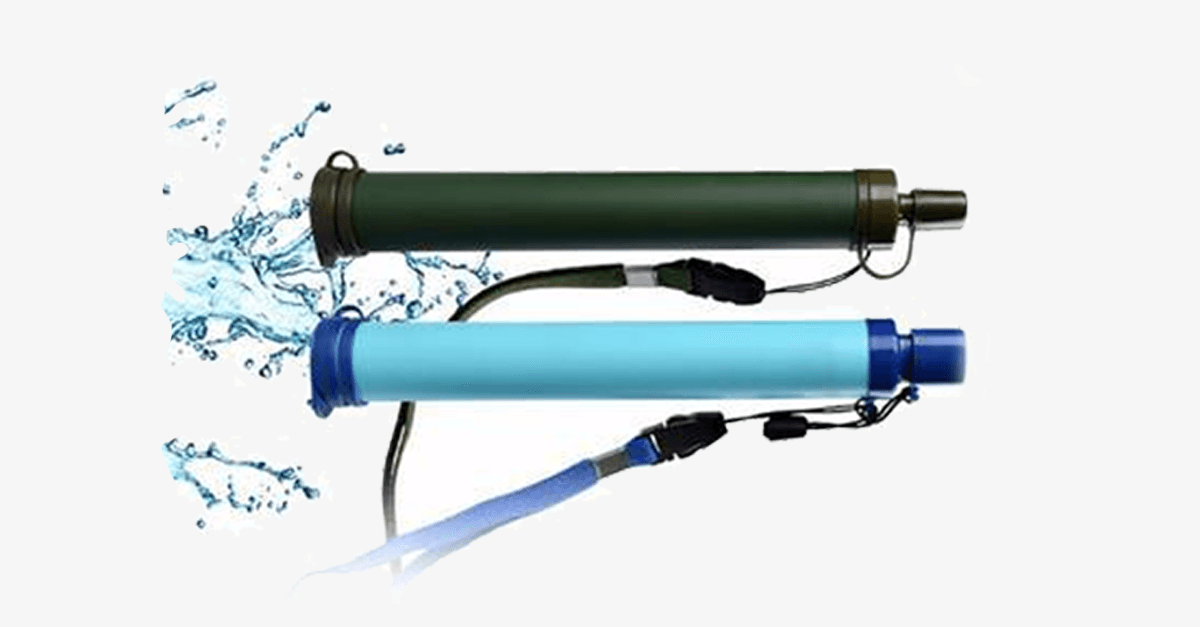 Water purification filter straw pen - Portable for travel & camping!