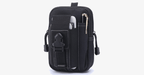 Military Waist Bag - Made of Nylon - Waterproof Design - Zipper Closure - Attach with Belt - Travel Gear - Outdoor - Available in 3 Colors