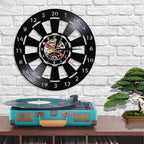 DartGlow Vintage Dartboard Wall Clock