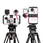 VideoGrip Smartphone Stabilizer – Professional Filmcage with Cold Shoe Mounts