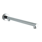 Wall-Mounted Rainfall Shower Head with Adjustable Arm and Hose