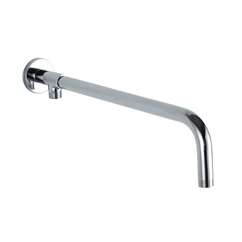 Wall-Mounted Rainfall Shower Head with Adjustable Arm and Hose