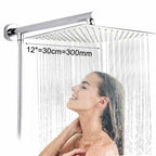 Wall-mounted rain shower ultra-slim
