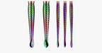 7 Pieces Rainbow Mermaid Brush Set - Unique Colorful Brush Set Perfect for Comprehensive Makeup