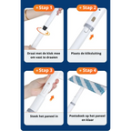 Functional 3-in-1 Window Squeegee with Spray and Wipe Function
