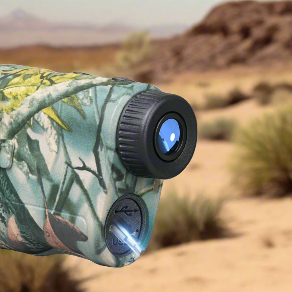 Verniora Elite Hunting Range Finder | Precision laser distance measurer with angle compensation for hunting and golf
