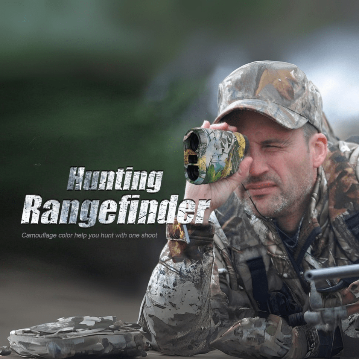 Verniora Elite Hunting Range Finder | Precision laser distance measurer with angle compensation for hunting and golf