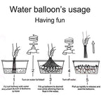 Rapid Fill Water Balloon Set (111 pcs)