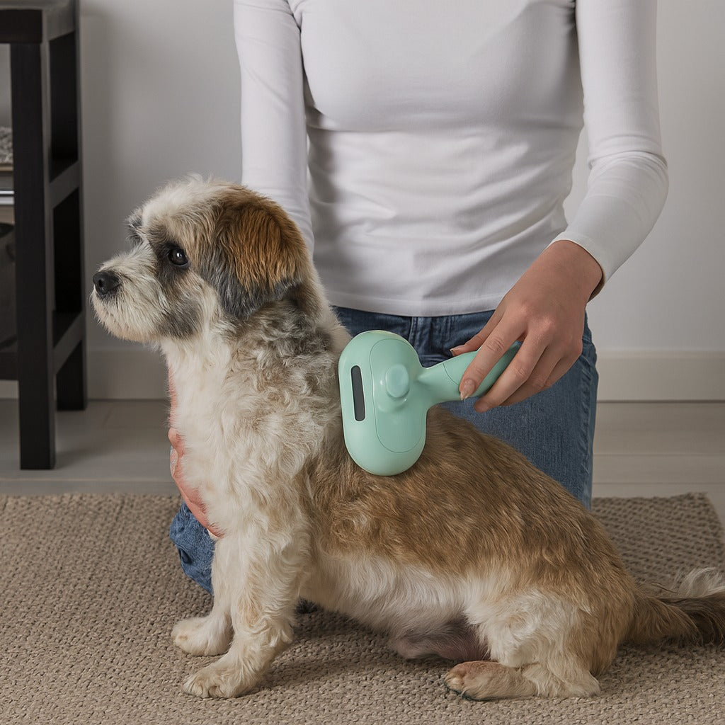 Fresh Groom Steam Spray Pet Brush