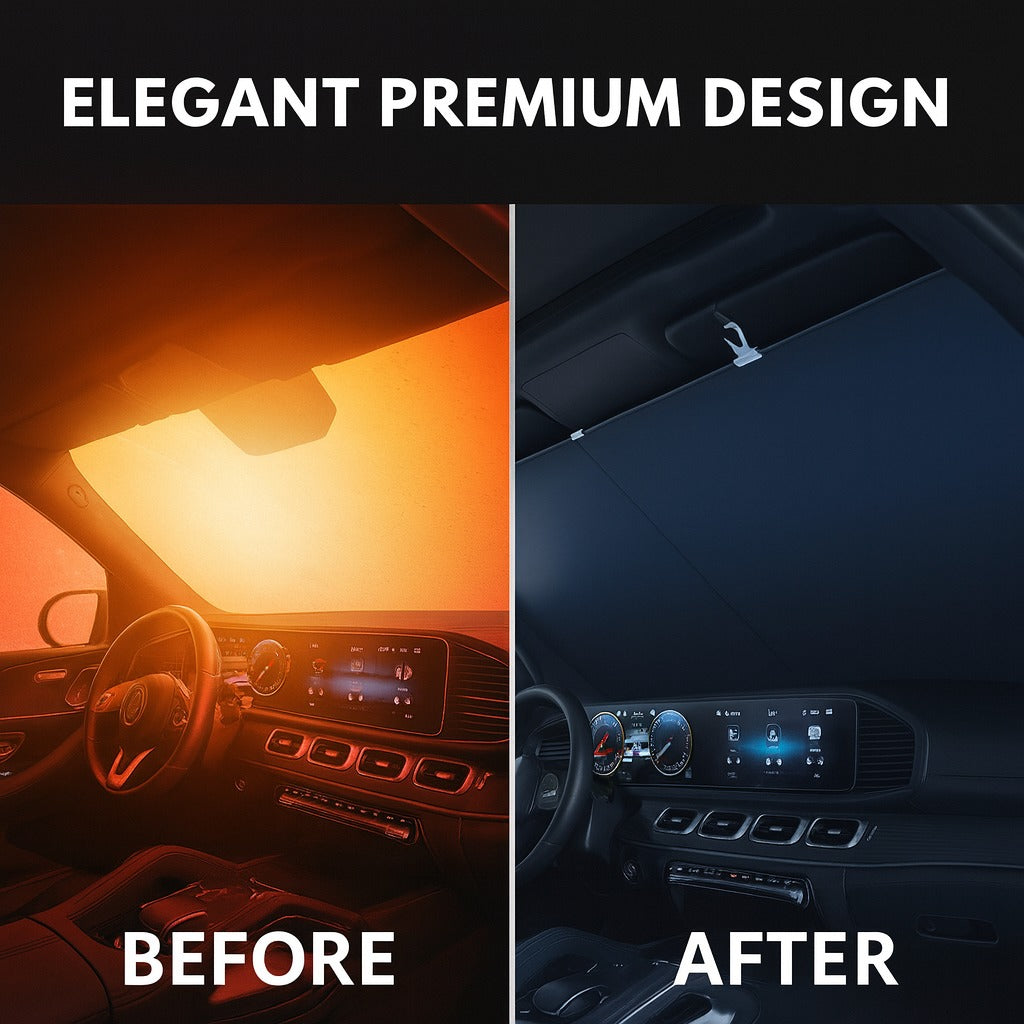 Retractable Anti-UV Light Car Windshield Sunshade