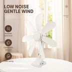 Portable Clip-On Desk & Bedside Fan