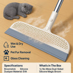 No-Mess Dual-Sided Silicone Magic Broom