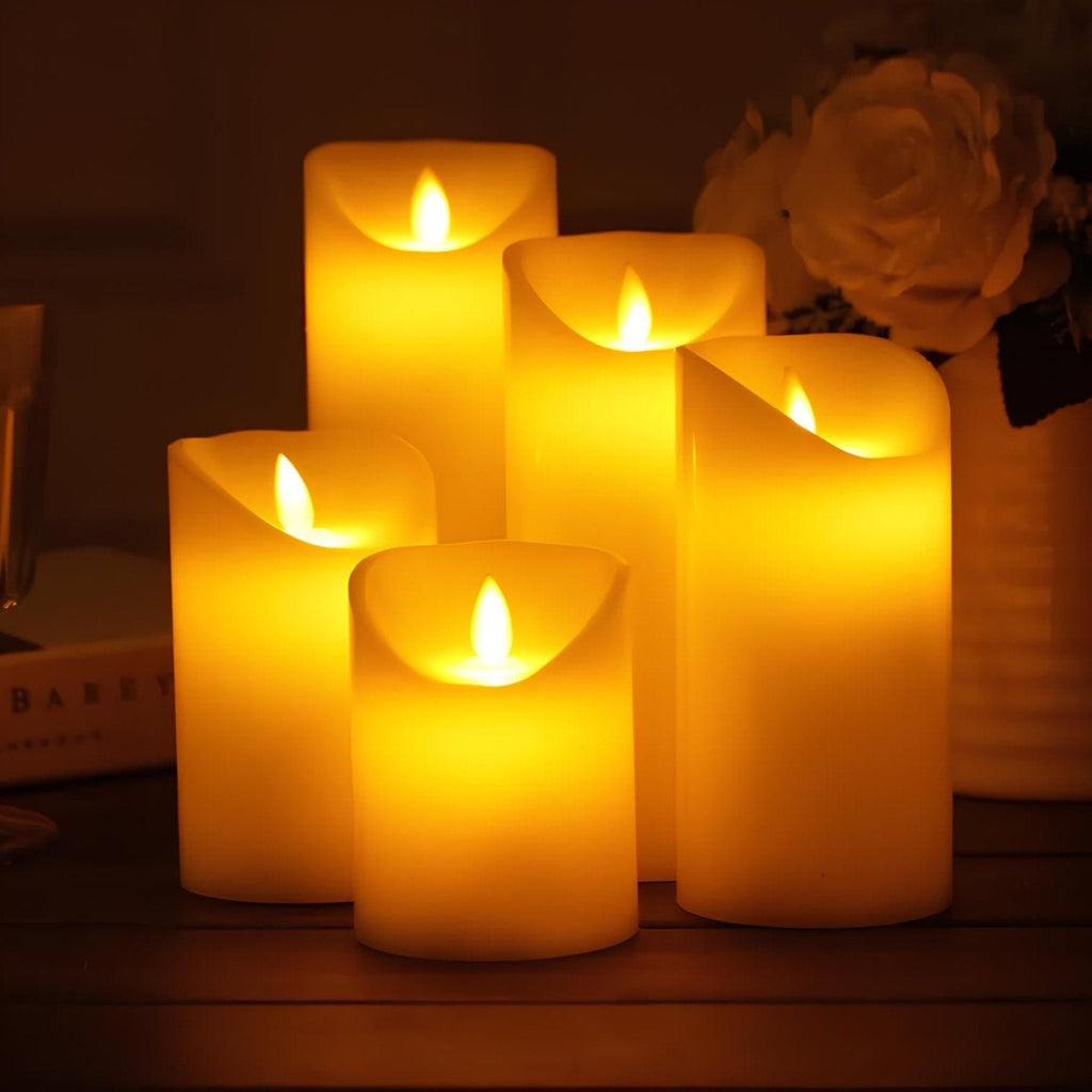 LED Flameless Flickering Decorative Candles