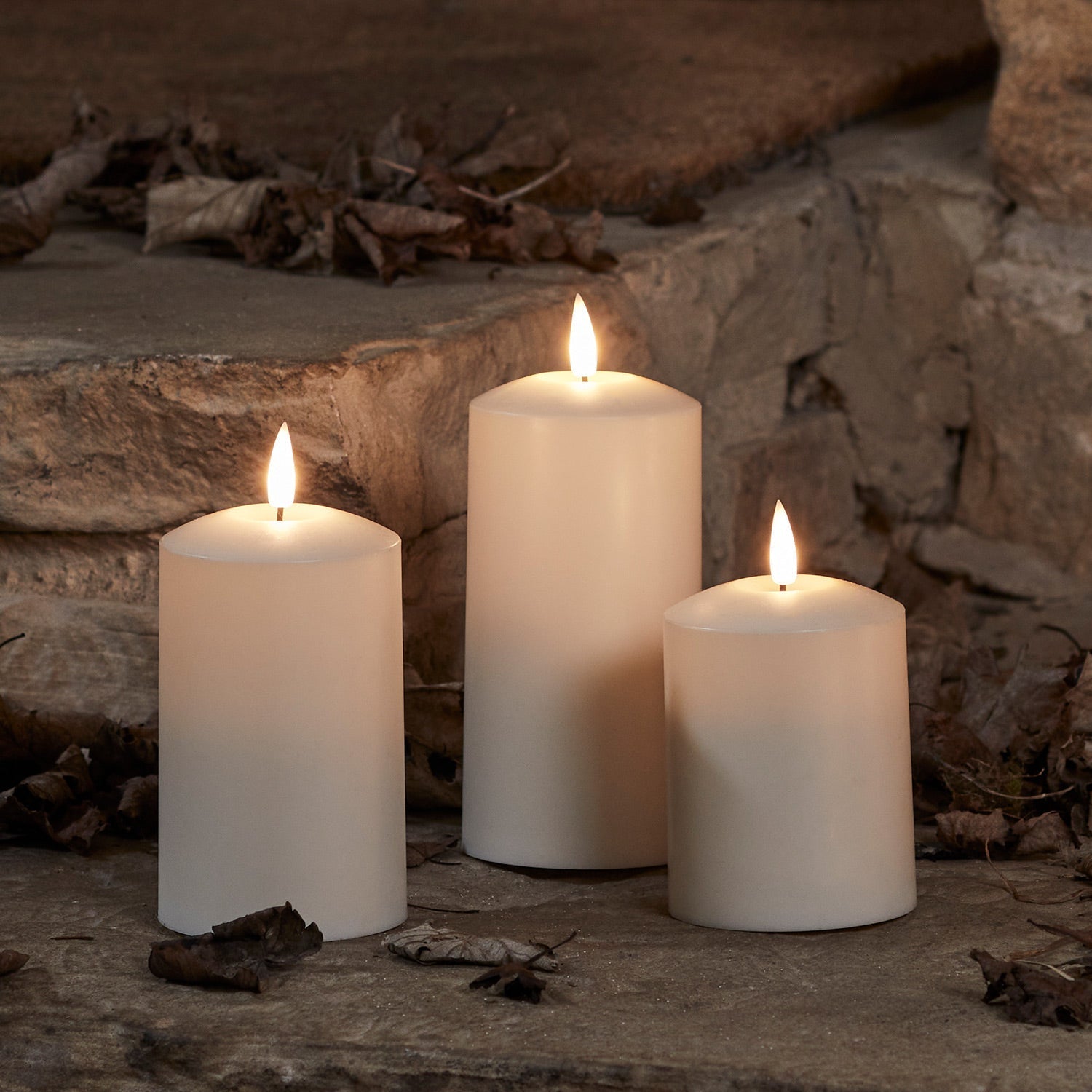 LED Waterproof Outdoor Candle Set
