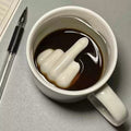 REBELSIP – Funny Ceramic Coffee Mug with Hidden Middle Finger Design