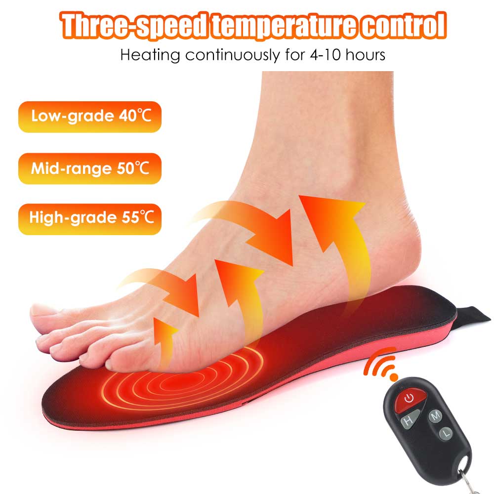 Rechargeable Heated Insoles - Aurora