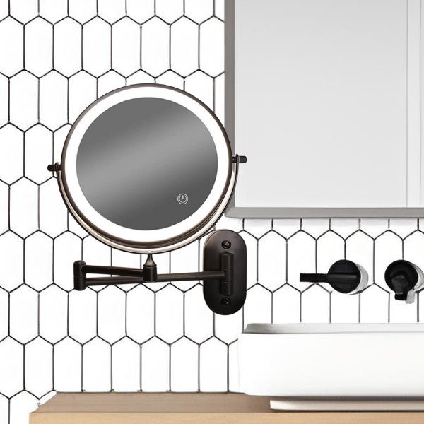 Bathroom Mirrors LED Wall Mounted Magnifying